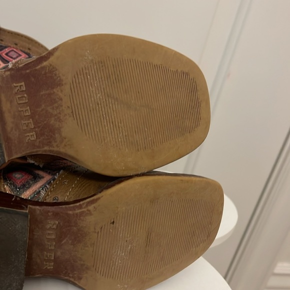 ROPER Boots. Girl’s Boots. Cowboy Boots. Cool! New already worn off. Size 9. - Picture 9 of 9